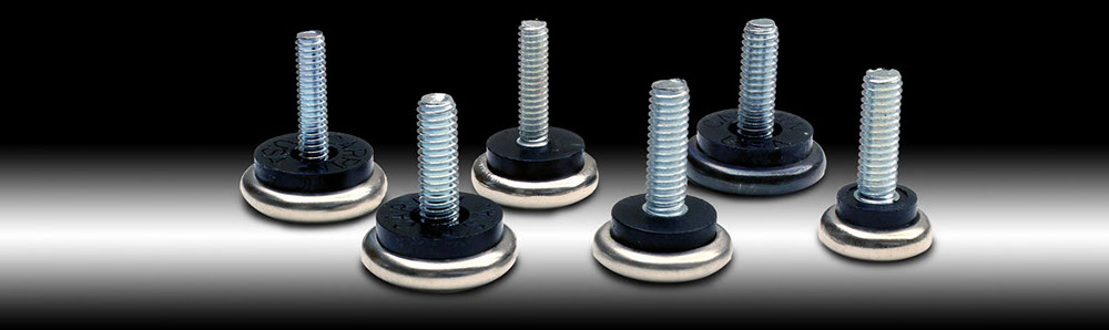 Adjustable Glides with Steel Base